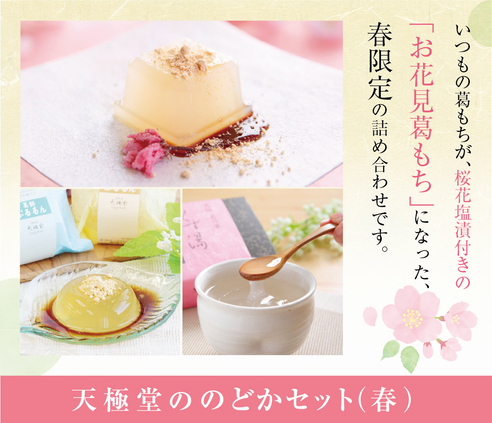 のどかセット| 吉野本葛 天極堂 オンラインショップ