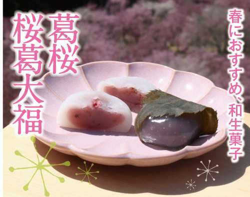 葛桜桜葛大福