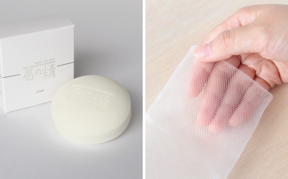 葛の精 モイスチュアソープ | 吉野本葛 天極堂 オンラインショップ