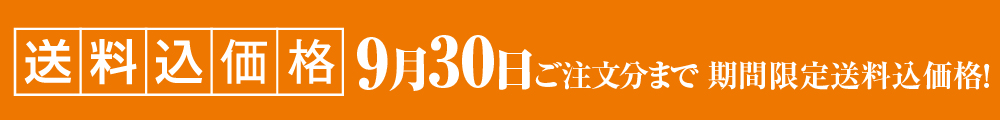 送料込0930までバナー